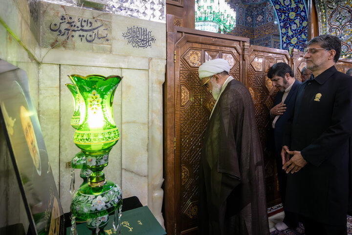 گزارش تصویری | گرامیداشت اولین سالگرد شهادت آیت الله رئیسی در حرم مطهر رضوی