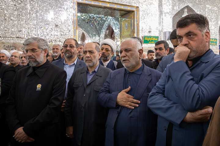 گزارش تصویری | گرامیداشت اولین سالگرد شهادت آیت الله رئیسی در حرم مطهر رضوی