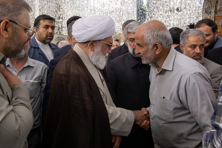 گزارش تصویری | گرامیداشت اولین سالگرد شهادت آیت الله رئیسی در حرم مطهر رضوی