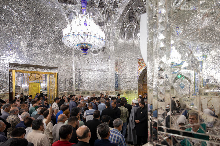 گزارش تصویری | گرامیداشت اولین سالگرد شهادت آیت الله رئیسی در حرم مطهر رضوی