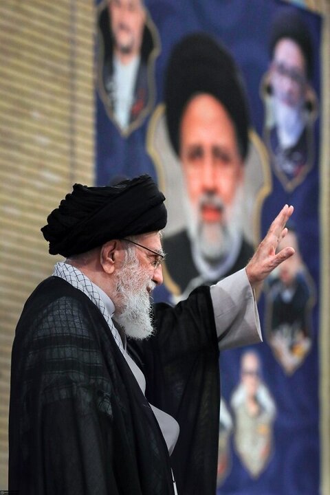 Photos: Imam Khamenei attends first anniversary ceremony honoring Martyr Raisi