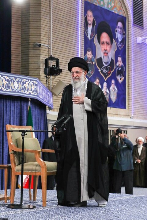 Photos: Imam Khamenei attends first anniversary ceremony honoring Martyr Raisi