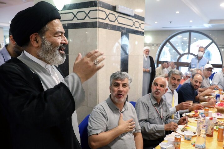 بازدید امیرالحاج ایران از هتل حجاج