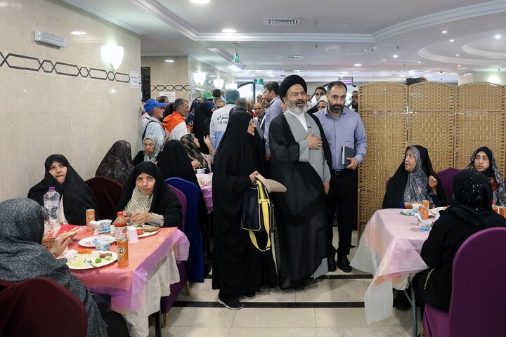 بازدید امیرالحاج ایران از هتل حجاج