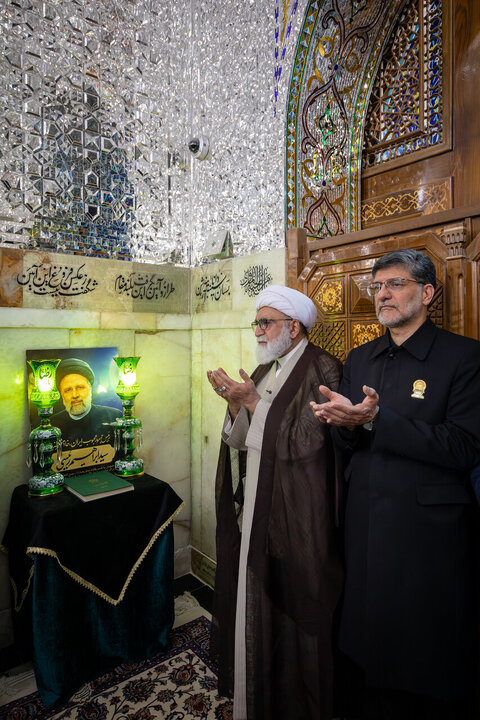 Photos: First anniversary of Ayatollah Raisi's martyrdom held at Razavi holy shrine