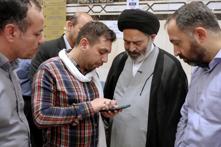 Photos: Representative of Supreme Leader for Hajj and Pilgrimage Affairs visits Iranian pilgrims' hotel