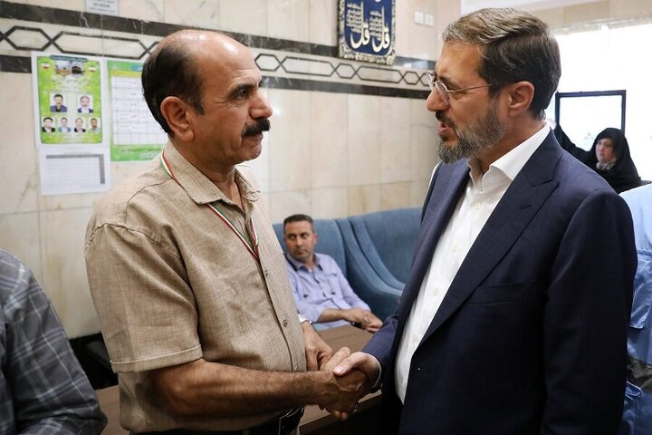 Photos: Representative of Supreme Leader for Hajj and Pilgrimage Affairs visits Iranian pilgrims' hotel