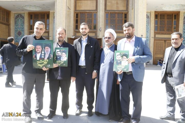 مراسم اولین سالگرد شهدای خدمت با حضور رئیس جمهور در تبریز