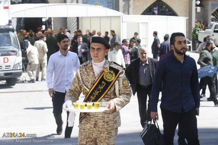 مراسم اولین سالگرد شهدای خدمت با حضور رئیس جمهور در تبریز