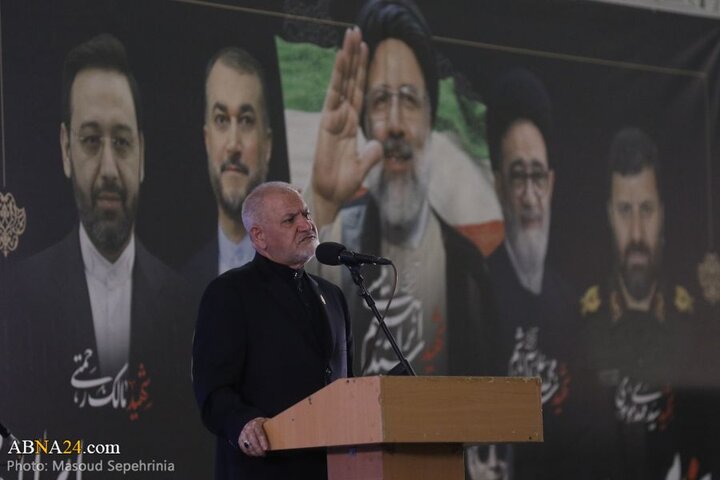 مراسم اولین سالگرد شهدای خدمت با حضور رئیس جمهور در تبریز