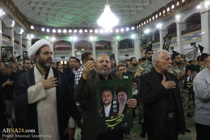 مراسم اولین سالگرد شهدای خدمت با حضور رئیس جمهور در تبریز