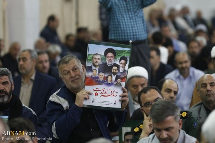 مراسم اولین سالگرد شهدای خدمت با حضور رئیس جمهور در تبریز