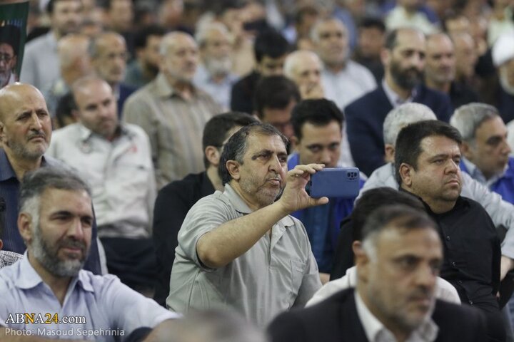 مراسم اولین سالگرد شهدای خدمت با حضور رئیس جمهور در تبریز