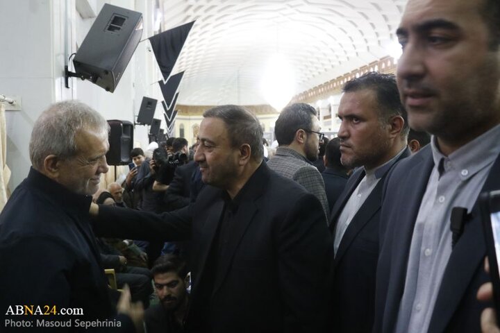 مراسم اولین سالگرد شهدای خدمت با حضور رئیس جمهور در تبریز