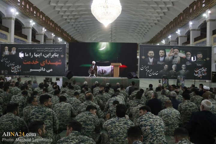 مراسم اولین سالگرد شهدای خدمت با حضور رئیس جمهور در تبریز