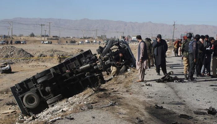 Deadly explosion hits school bus in Balochistan, killing 4 children