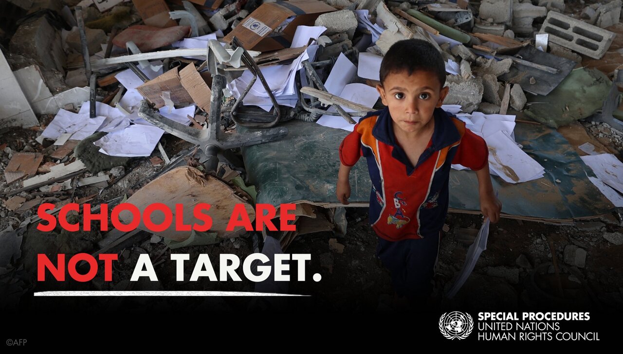 Experts warn Israeli school bombings violate international humanitarian law