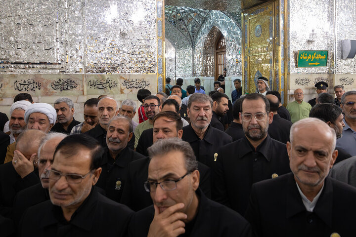 تقرير مصور| إقامة الذكرى السنوية للشهيد آية الله "رئيسي" في حرم الإمام الرضا(ع)