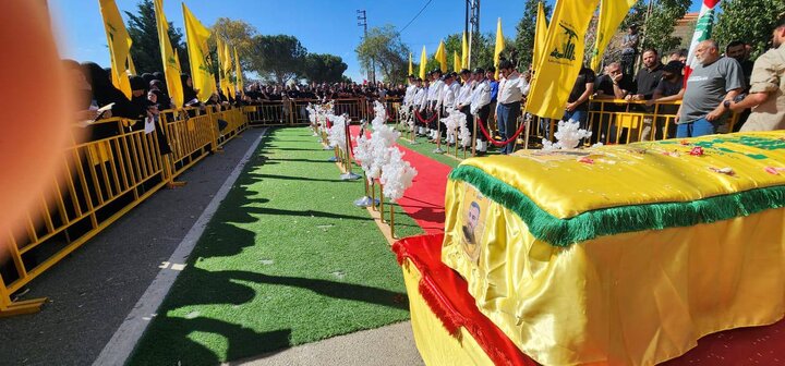 حزب الله وجماهير المقاومة يشيّعون الشّهيد عيسى قطيش في حولا