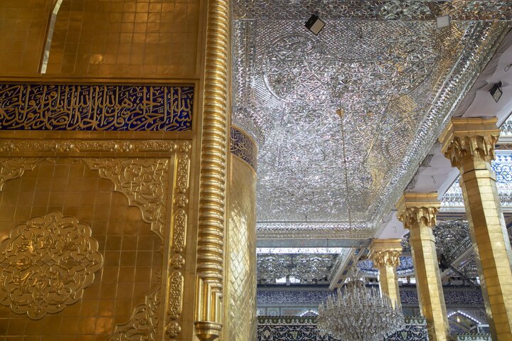 اختتام المرحلة الثانية من تركيب المرايا لطارمة حرم مرقد أبي الفضل العباس (ع)