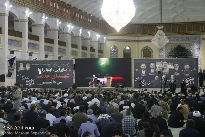 تقرير مصور/ مراسم الذكرى السنوية الأولى للشهيد "رئيسي" ورفاقه في مدينة تبريز