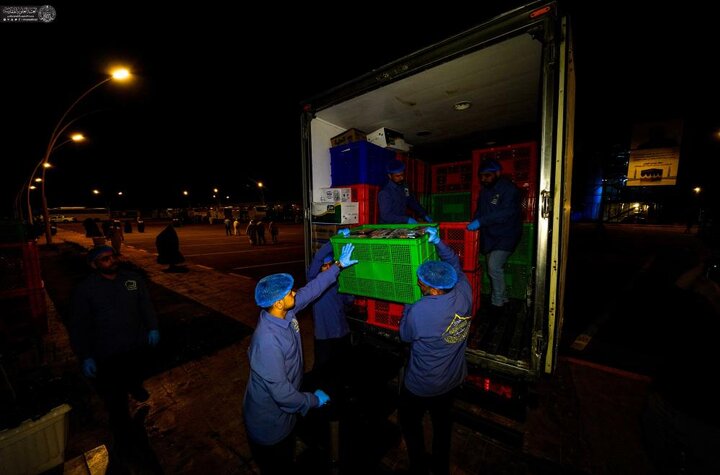 تقرير مصور/ العتبة اللعوية تقدم خدمة الضيافة للحجاج العراقيين المتوجّهين الى الديار المقدسة