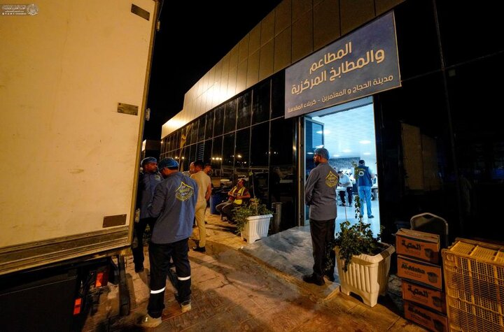 تقرير مصور/ العتبة اللعوية تقدم خدمة الضيافة للحجاج العراقيين المتوجّهين الى الديار المقدسة