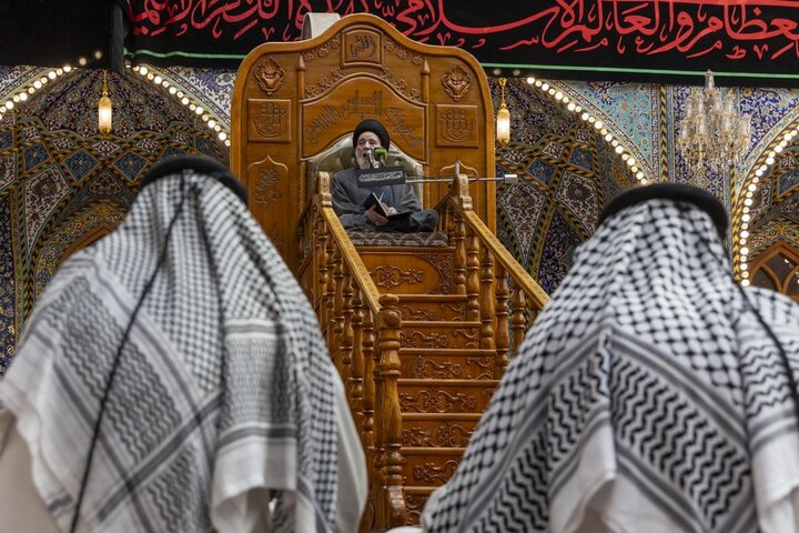 مراسم دعاء الندبة عند مرقد أبي الفضل العباس (عليه