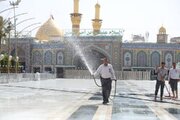 تقرير مصور/ حملة لتنظيف الساحة الوسطية في قسم بين الحرمين
