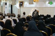 Sheikh Zakzaky amekutana na wanafunzi wa programu ya Hifdhi ya Qur’an wa Fudiyyah kabla ya sherehe za kuhitimu