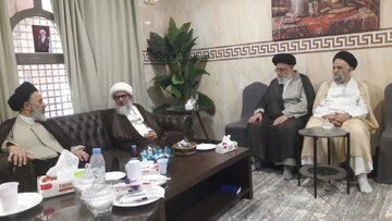 دیدار آیت‌الله سیفی مازندرانی با مسئولان بعثه‌های مراجع در سرزمین وحی