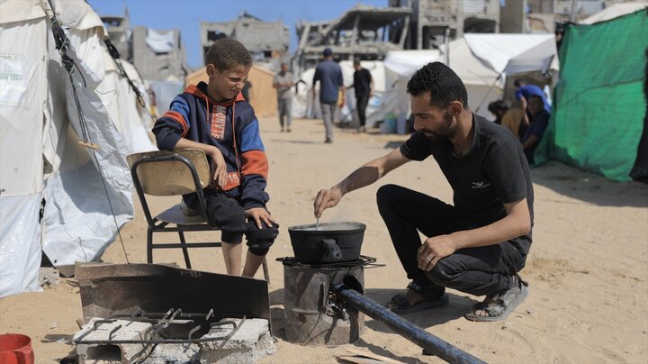 مصائب اهالی غزه