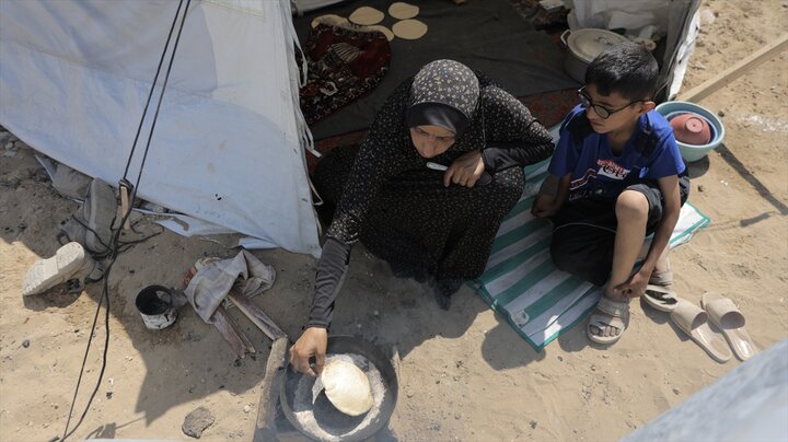 مصائب اهالی غزه