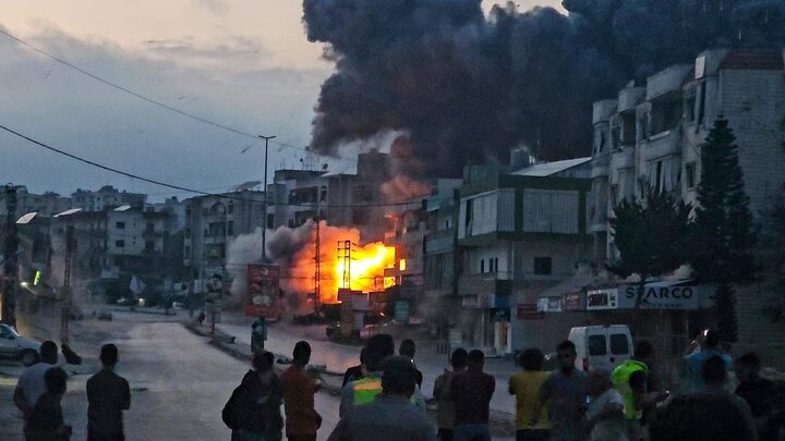 تقرير مصور| طائرات حربية تنفذ عدوانا عسكريا على جنوب لبنان