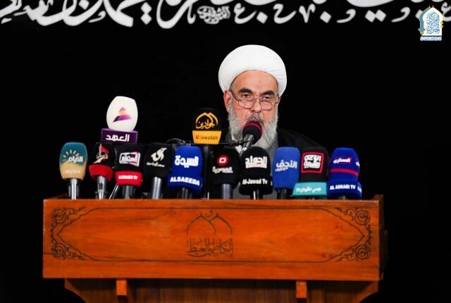 Photos: Al-Kazimayn shrine covered in black ahead of Imam Jawad martyrdom anniversary