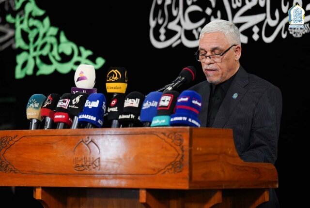 Photos: Al-Kazimayn shrine covered in black ahead of Imam Jawad martyrdom anniversary