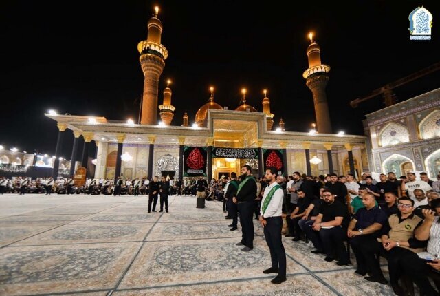 Photos: Al-Kazimayn shrine covered in black ahead of Imam Jawad martyrdom anniversary