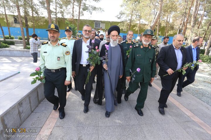 گزارش تصویری | غباررویی وعطرافشانی تربت پاک شهدای اصفهان به مناسبت فتح خرمشهر