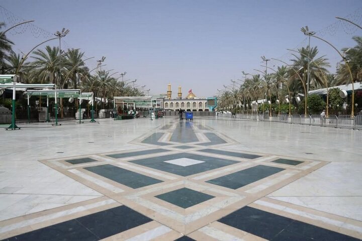 حملة لتنظيف الساحة الوسطية في قسم بين الحرمين