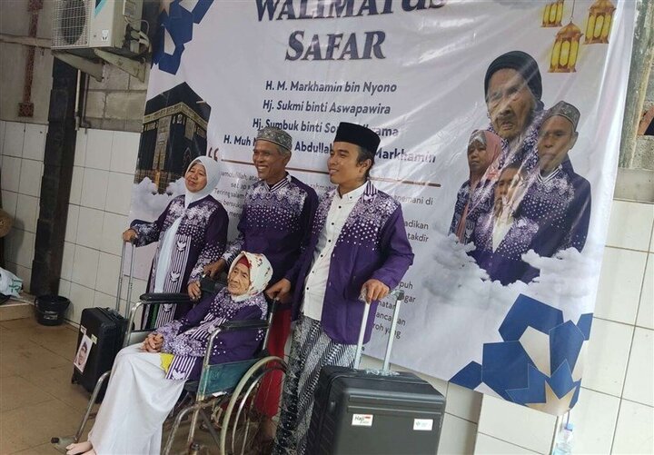 ننه سومبوک، بانوی ۱۰۹ ساله، مسن‌ترین زائر حج امسال + عکس