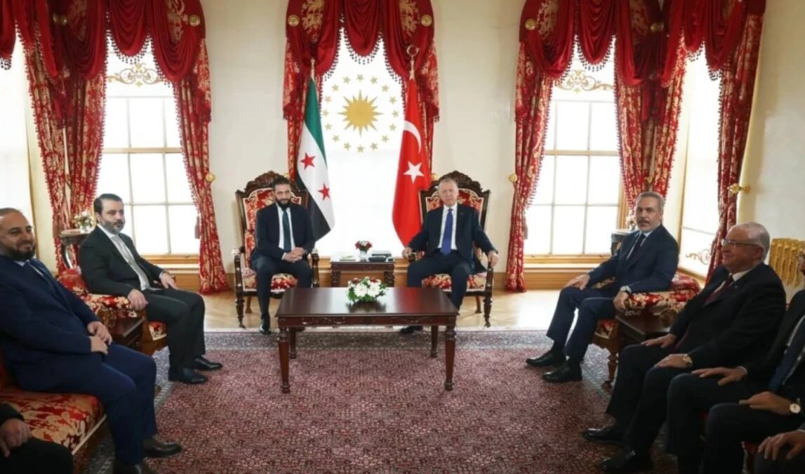 محادثات بين الشرع وأردوغان في اسطنبول
