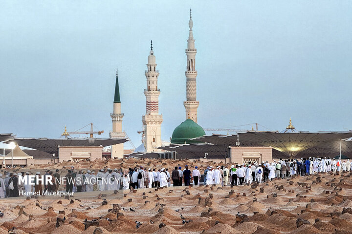 Photos: Pilgrims visit Al Baqi Cemetery during Hajj rituals