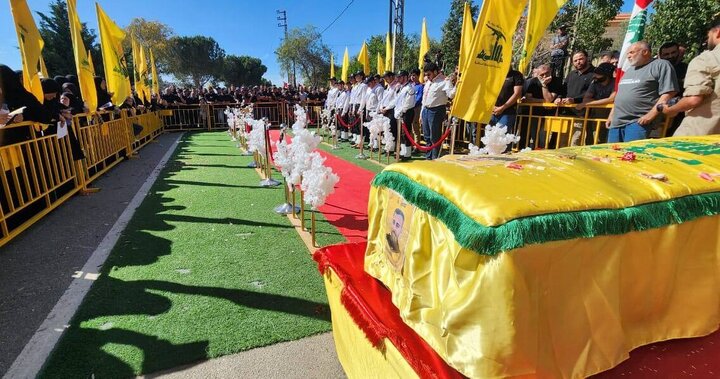 Photos: Funeral ceremony of martyr "Issa Qatish" held in Houla, Lebanon