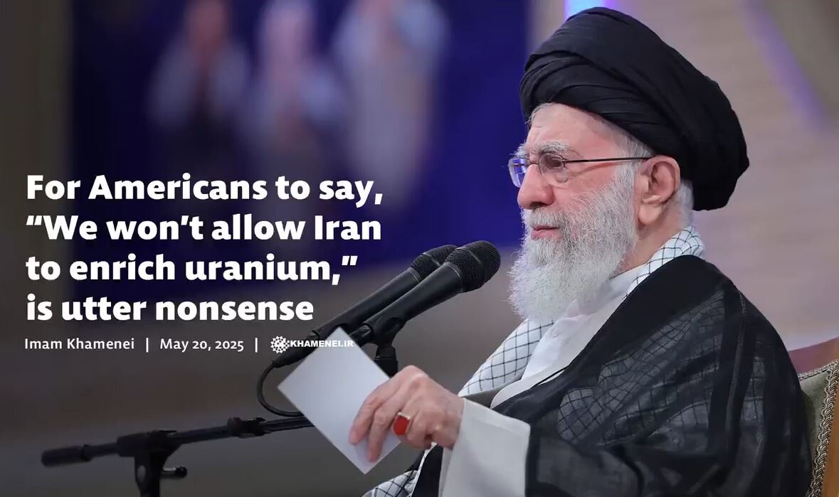 Imam Khamenei: For Americans to say, “We won’t allow Iran to enrich uranium,” is utter nonsense