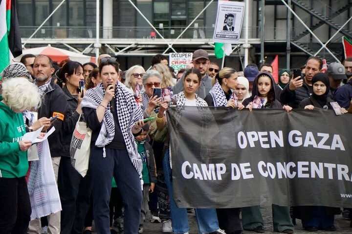 Photos: Demonstration in support of oppressed people of Gaza in Paris