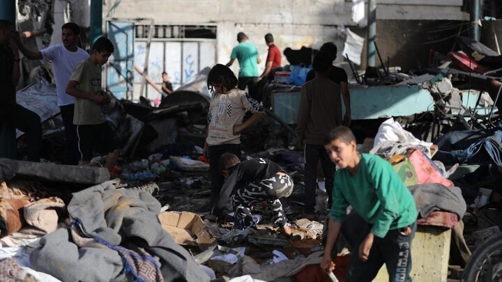 Photos: Bombing of Palestinian refugees at Fahmi Al-Jarjawi School in Gaza