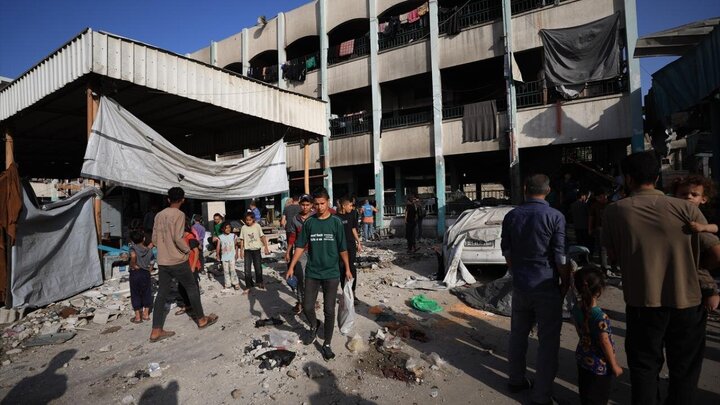 Photos: Bombing of Palestinian refugees at Fahmi Al-Jarjawi School in Gaza