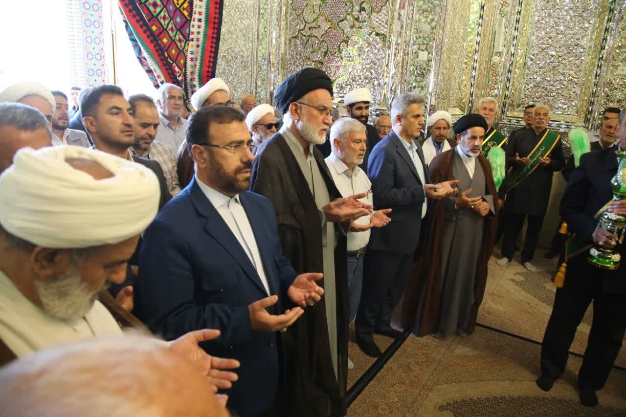 تاکید استاندار فارس بر ارتقای زیرساخت‌هاحرم سیدعلاالدین حسین(ع) و ایجاد امنیت پایدار برای زائران