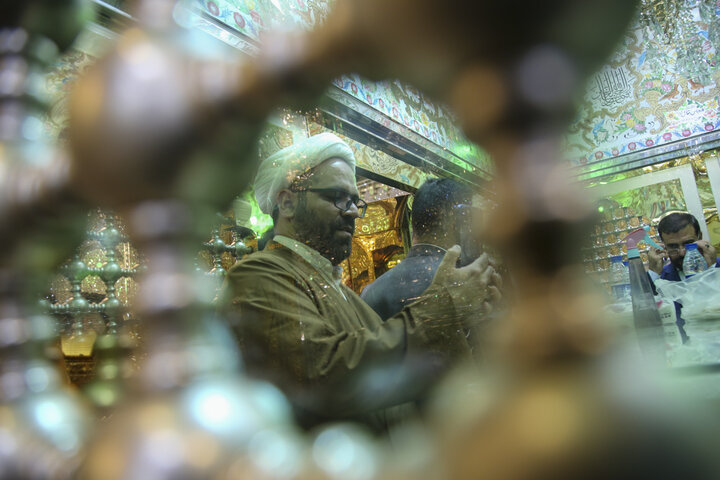 تصاویر| آیین غبارروبی مضجع شریف سیدعلاالدین حسین(ع) با حضور استاندار فارس