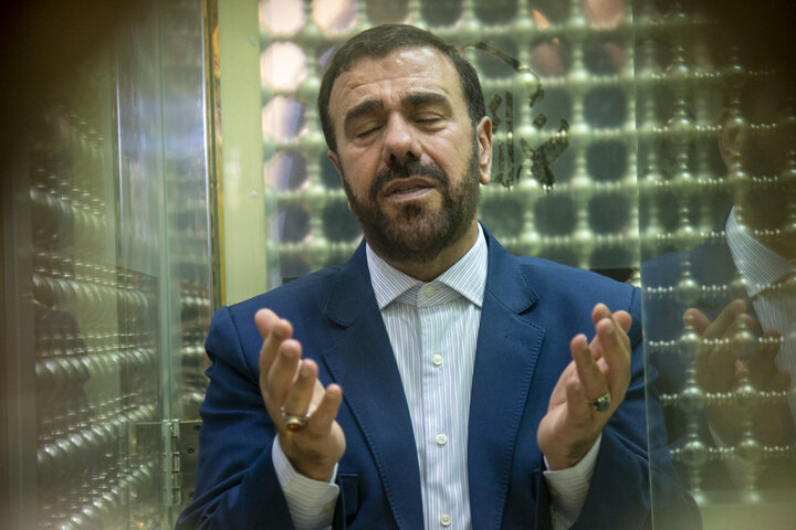 تصاویر| آیین غبارروبی مضجع شریف سیدعلاالدین حسین(ع) با حضور استاندار فارس